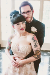 Events by special moments- Florida wedding planner- tattooed wedding – rose gold- vegetarian wedding -tattooed bride and groomjpg