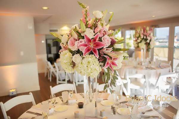 pink and white wedding reception - Hyatt regency - Hyatt regency clearwater beach - clearwater beach destination wedding