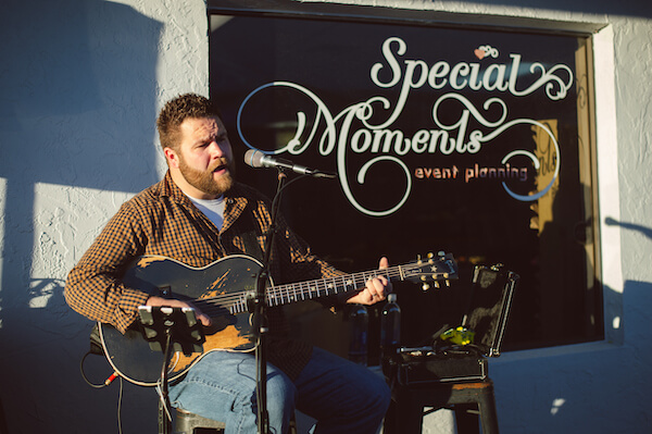 Special Moments Event Planning - 15th anniversary party - guitar music