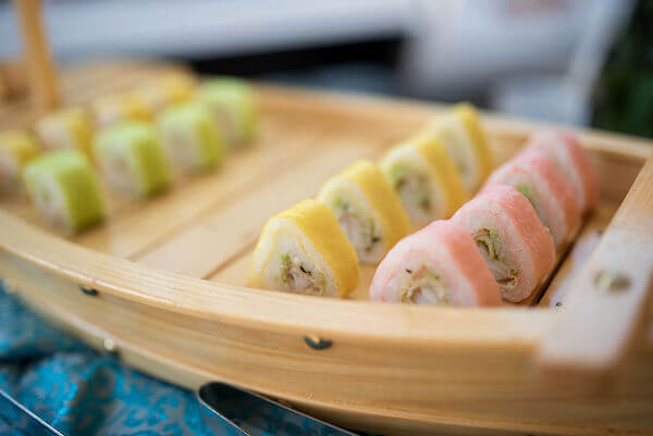 Special Moments Event Planning - 15th anniversary party - hand rolls