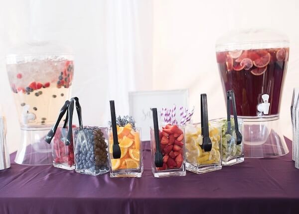 Special Moments Event Planning - 15th anniversary party - sangria bar