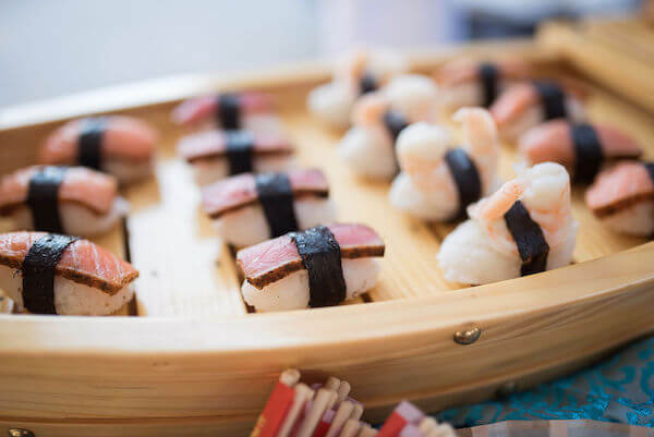 Special Moments Event Planning - 15th anniversary party - sushi boat