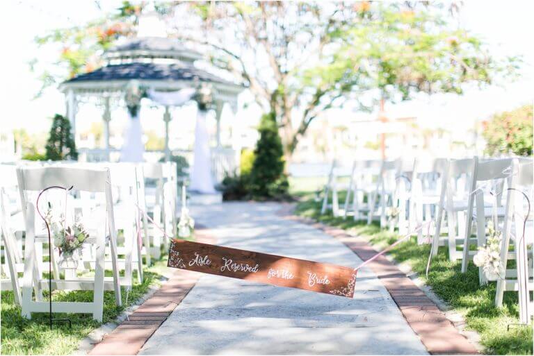 Special Moments Event Planning – Tampa Wedding Planner – Davis Island Garden Club – Davis Island Garden Club Wedding -outdoor wedding ceremony