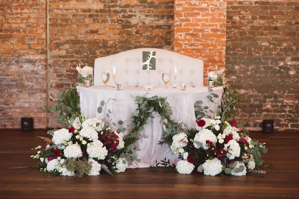 Special Moments Event Planning – Tampa Wedding Planner – Tampa Bay Wedding Planner- Tampa Wedding – Armature Works wedding - sweetheart table