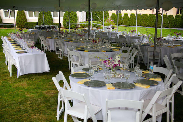 tented weddings - planning a wedding at home - Tampa Bay tented weddings - working with a wedding planner for your tented at home wedding