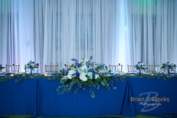 11 - Opal Sands Wedding- Clearwater Beach Weddings – Clearwater Beach Wedding Planner - head table