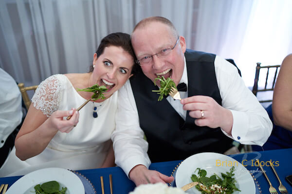 Opal Sands Wedding- Clearwater Beach Weddings – Clearwater Beach Wedding Planner - bride and groom being silly