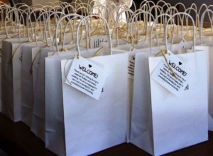 wedding welcome bags - customized welcome bags for weddings