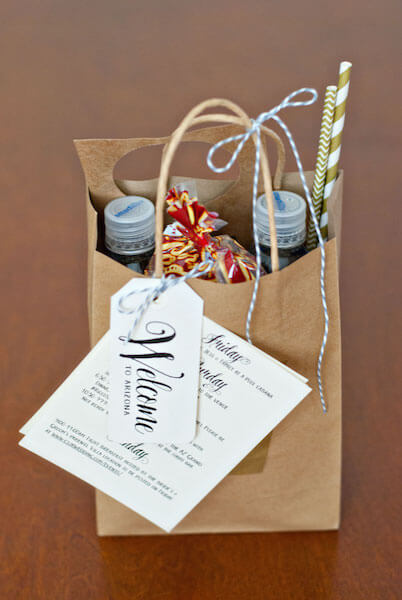 DIY Hotel Welcome Bags for Weddings — Stylish Occasions