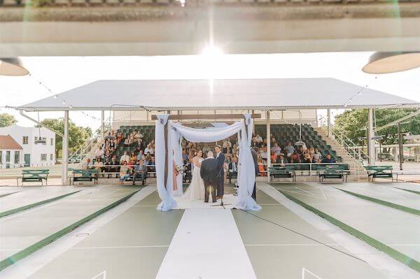 St Pete wedding – St Petersburg wedding planner – St Petersburg shuffleboard club wedding - Jewish wedding ceremony