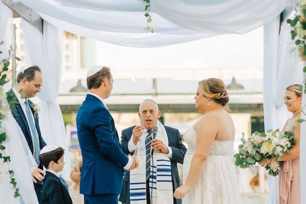 St Pete wedding – St Petersburg wedding planner – St Petersburg shuffleboard club wedding - Jewish wedding ceremony