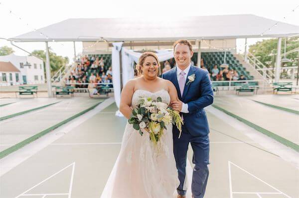 St Pete wedding – St Petersburg wedding planner – St Petersburg shuffleboard club wedding - Just Married