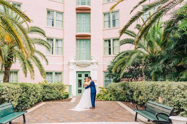 St Pete wedding – St Petersburg wedding planner – Vinoy Hotel - first look