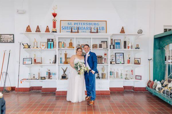 St Pete wedding – St Petersburg wedding planner – St Petersburg shuffleboard club wedding