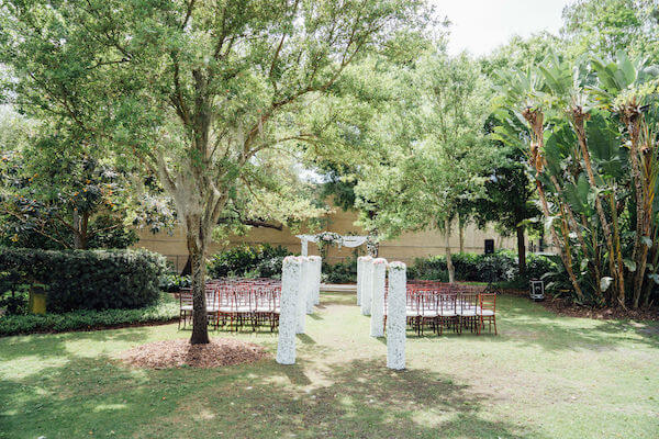 Tampa wedding planner- Special Moments Event Planning – Tampa Garden Club wedding - outdoor wedding ceremony