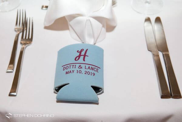 Special Moments Event Planning - Sandpearl Resort - Clearwater Beach Wedding - wedding favors- beer koozie as wedding favors