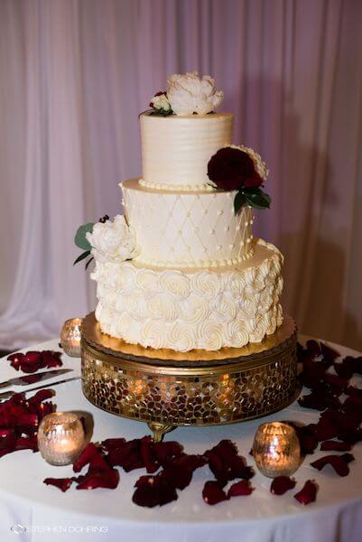 Special Moments Event Planning - Sandpearl Resort - Clearwater Beach Wedding - buttercream wedding cake