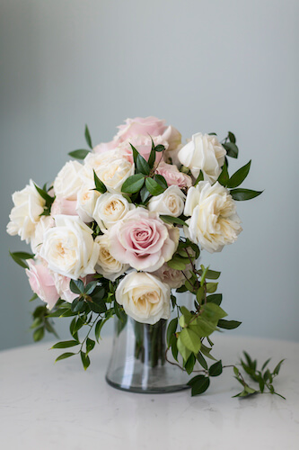 Clearwater Beach wedding - Clearwater Beach - Wyndham Grand Clearwater Beach - Wyndham Grand Clearwater Beach wedding - Wyndham Grand weddings - Clearwater Beach Jewish wedding - blush wedding - blush and white bridal bouquet - blush rose bridal bouquet