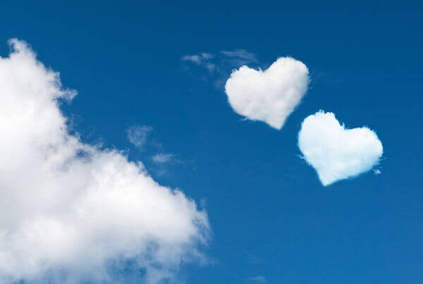 Special Moments Event Planning - St. Petersburg Florida weddings - St. Petersburg Florida wedding planner - Florida wedding planner - working with couples during the COVID Pandemic - blue skies ahead - heart shaped clouds on a blue shy