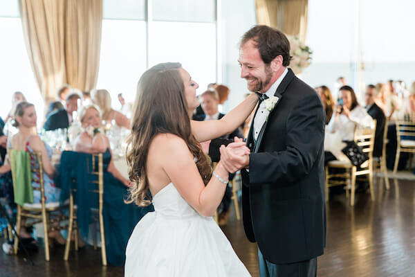 Tampa wedding - Tampa wedding reception - Rusty Pelican Restaurant wedding reception - bride and father - father daughter dance