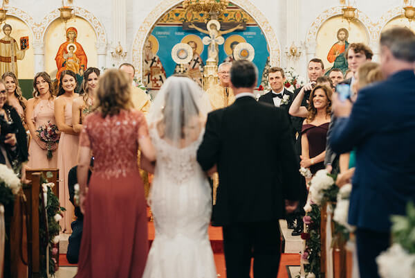 Florida wedding – Saint Petersburg Florida wedding – Saint Petersburg wedding – Greek wedding - Saint Petersburg Coliseum - bride's entrance - Greek Orthodox wedding ceremony 