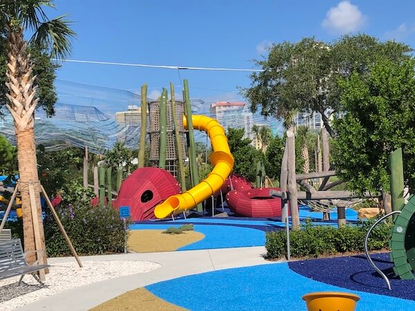 St Pete Pier - Saint Petersburg Florida - kids playground at the St Pete Pier