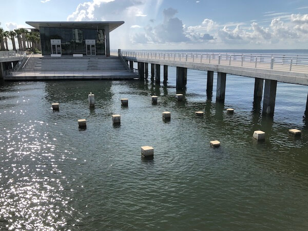 St Pete Pier - Tampa Bay Watch - Tampa Bay Watch's outdoor classroom - original columns from the 1926 Million Dollar Pier