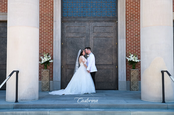 Tampa bride and groom right after their first look