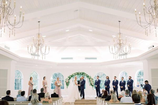 Harborside Chapel wedding ceremony