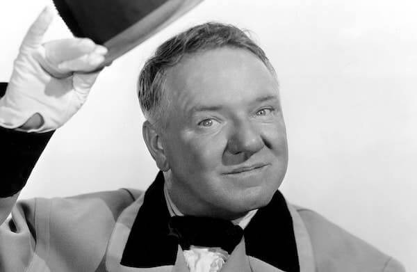 vintage black and white photograph of W.C. Fields