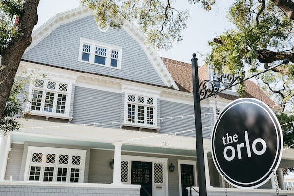 Outside of the The Orlo an historic Tampa wedding venue