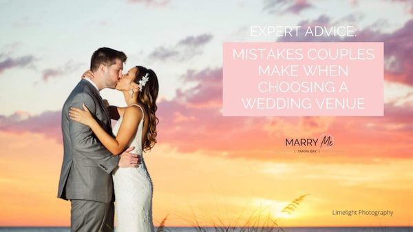 Cover of Marry Me Tampa Bay article Mistakes Couples Make When Choosing A Wedding Venue