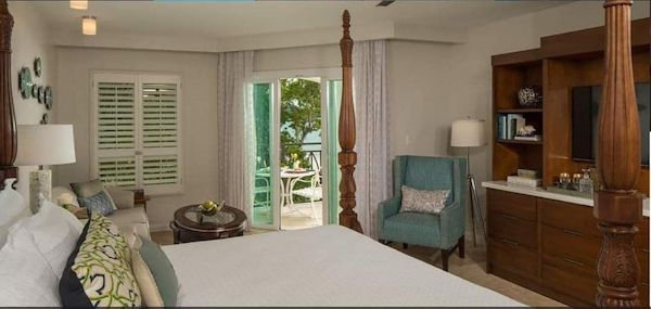 Bedroom at Sandals Resort in Whitehall Jamaica