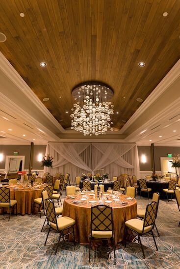 Wedding reception in the Aqualea Ballroom of the Hyatt Regency Clearwater