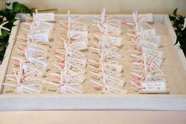 starfish escort cards 