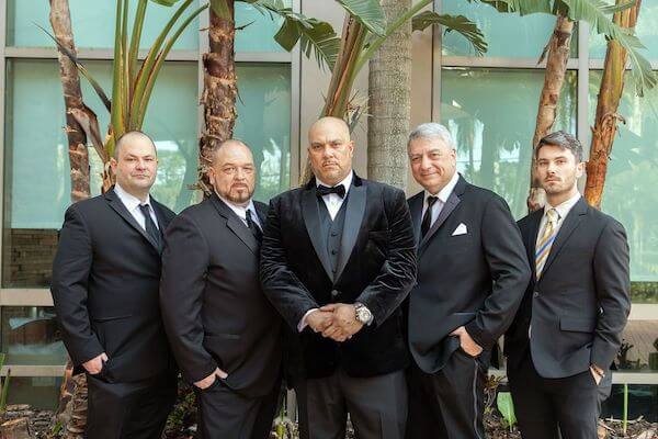 Tampa groom and his groomsmen