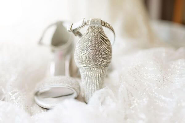 wedding shoes with a little sparkle