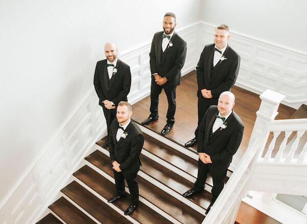 groom with groomsmen