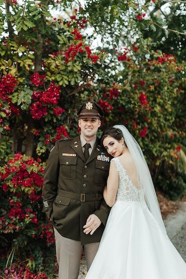 Tampa Bay bride and groom