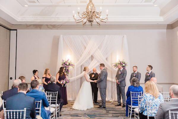 Marriott Tampa Water Street wedding ceremony