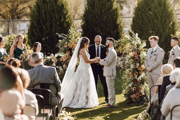 Dade City wedding ceremony at The Venue at the Block