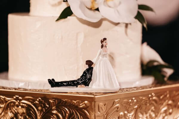 fun wedding cake topper