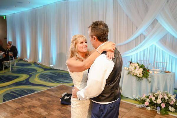 Bride and groom's first dance