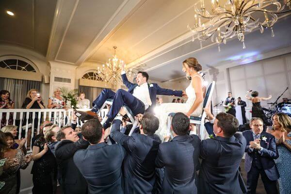 Hora at a Don Cesar Jewish wedding reception