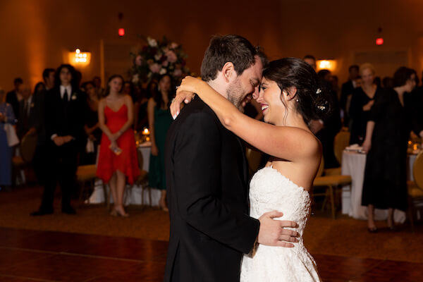 Bride and groom's first dance at their InnisBrook Golf Resort wedding reception