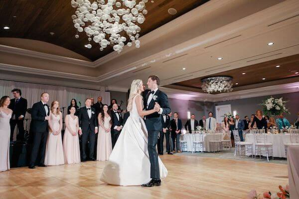 Bride and groom's first dance to Anyone by Justin Bieber