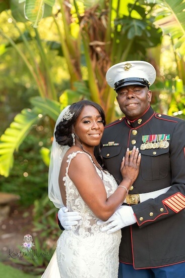 Tampa bride and groom