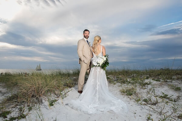 Wedding portraits at the Hyatt Regency Clearwater Beach.