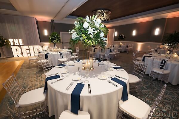 A wedding reception at the Hyatt Regency Clearwater Beach.