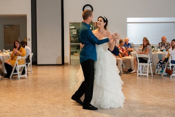Clearwater Beach couple's first dance.